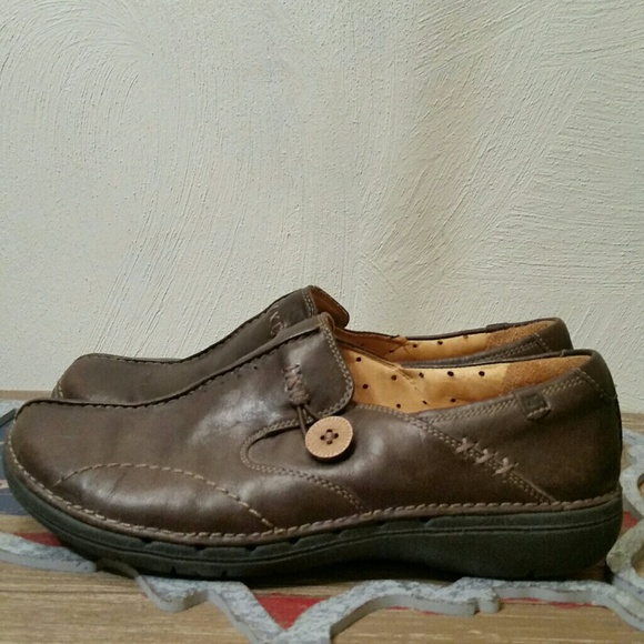 Clarks Shoes - Clarks Structured leather shoes, Clark's, 8